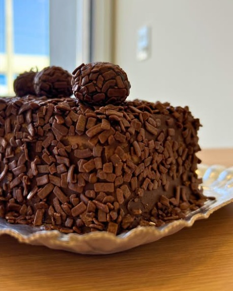 Chantilly com chocolate